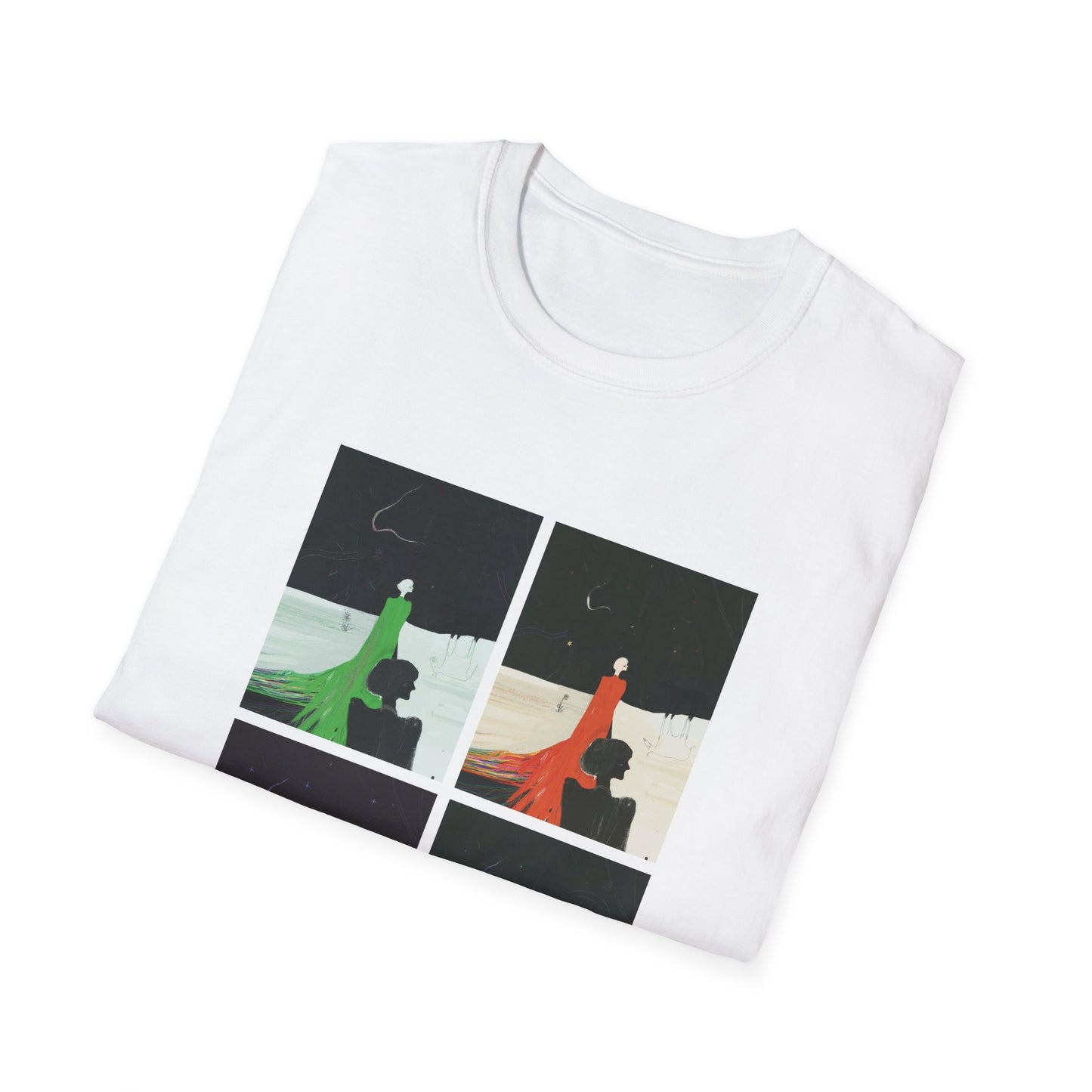 no matter where i go // s z n 2' - Unisex Softstyle T-Shirt