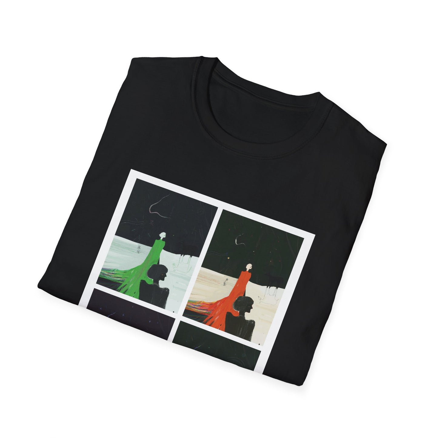 no matter where i go // s z n 2' - Unisex Softstyle T-Shirt