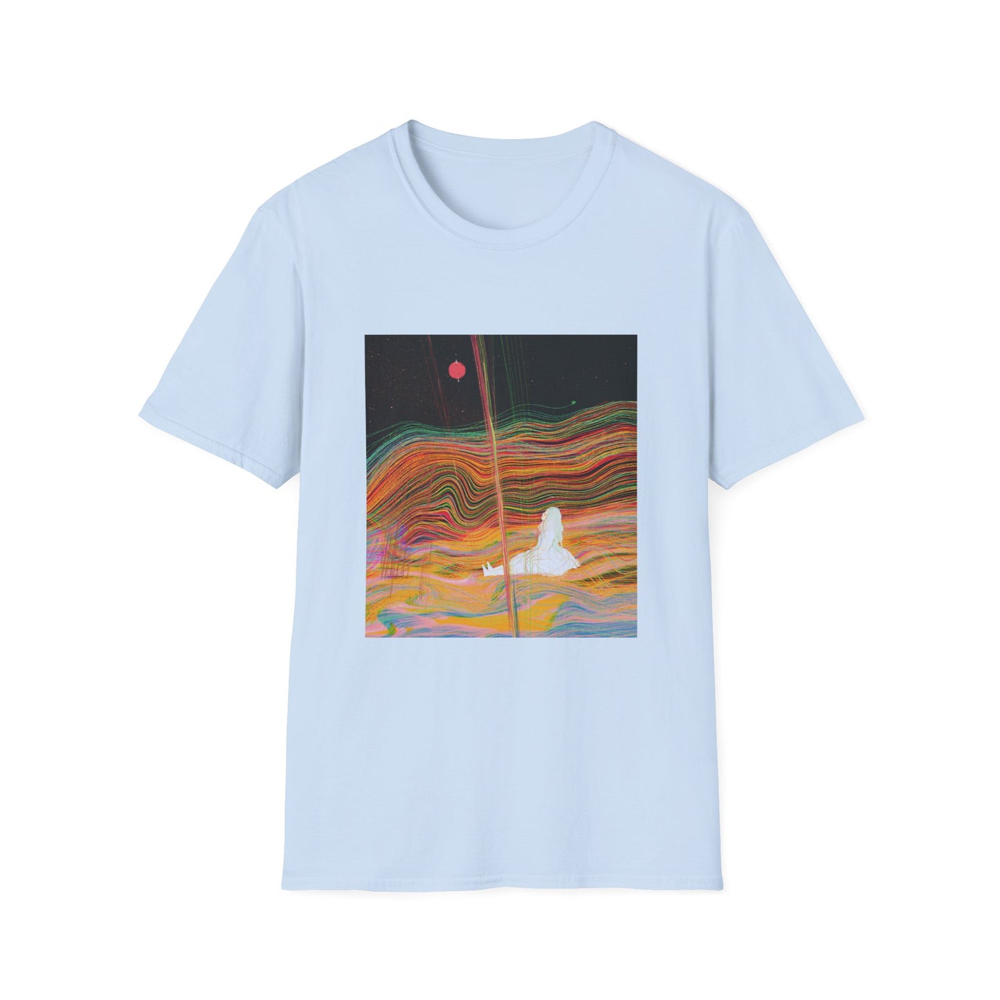 'Girl in the Dunes // s z n 1' - Unisex Softstyle T-Shirt