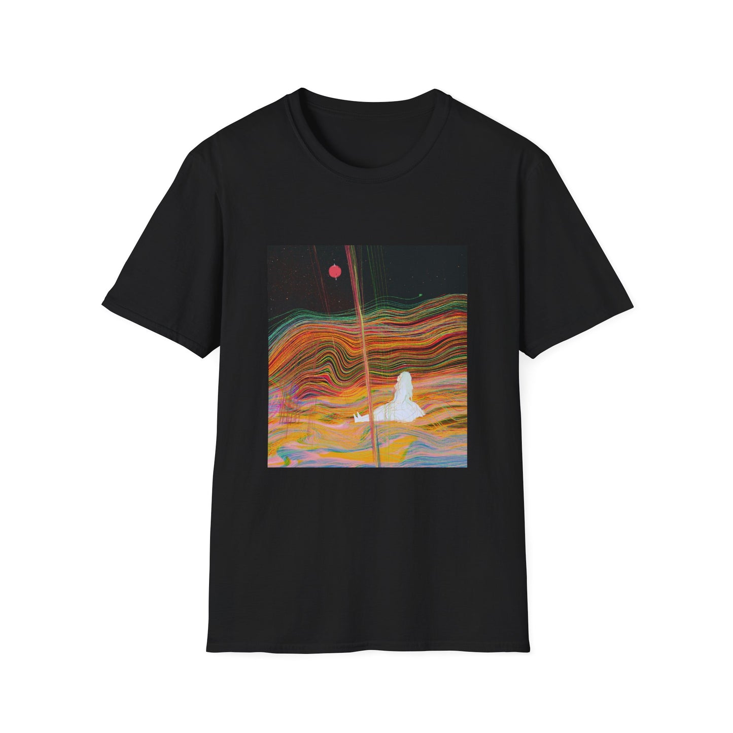 'Girl in the Dunes // s z n 1' - Unisex Softstyle T-Shirt