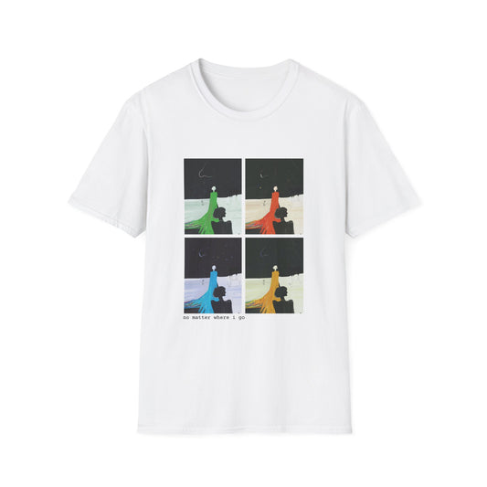 no matter where i go // s z n 2' - Unisex Softstyle T-Shirt