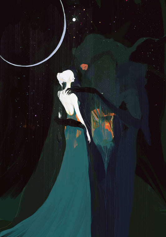 When Night fell on the Moon